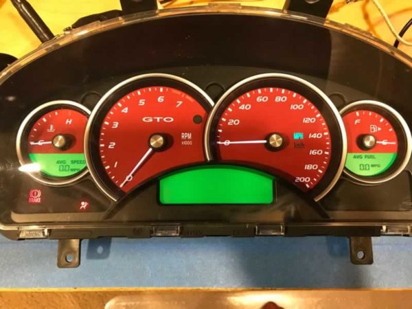 GTO cluster LCD screen replacement